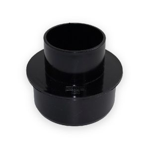 Aquaflow 68mm Guttering Round to Soil Adaptor- Black