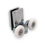 Aquaflow Metal Bottom Double Rollers For 6mm Shower Enclosure