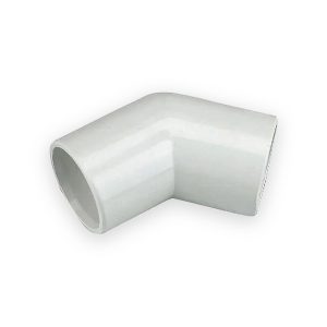 Aquaflow Overflow System 135° Bend 21.5mm White