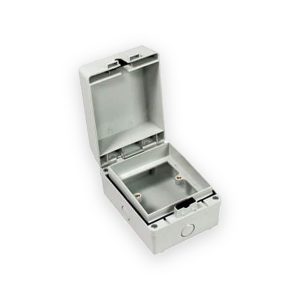 Axiom 1 Gang Empty Enclosure to Fit Switch or Socket