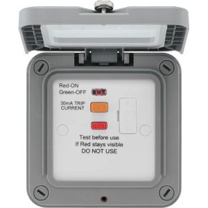 Nexus Storm | IP66 13A 30mA Latching Type A RCD Fused Connection Unit
