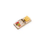The Big Cheese STV110 wooden rat trap with yellow cheese pedal and metal spring