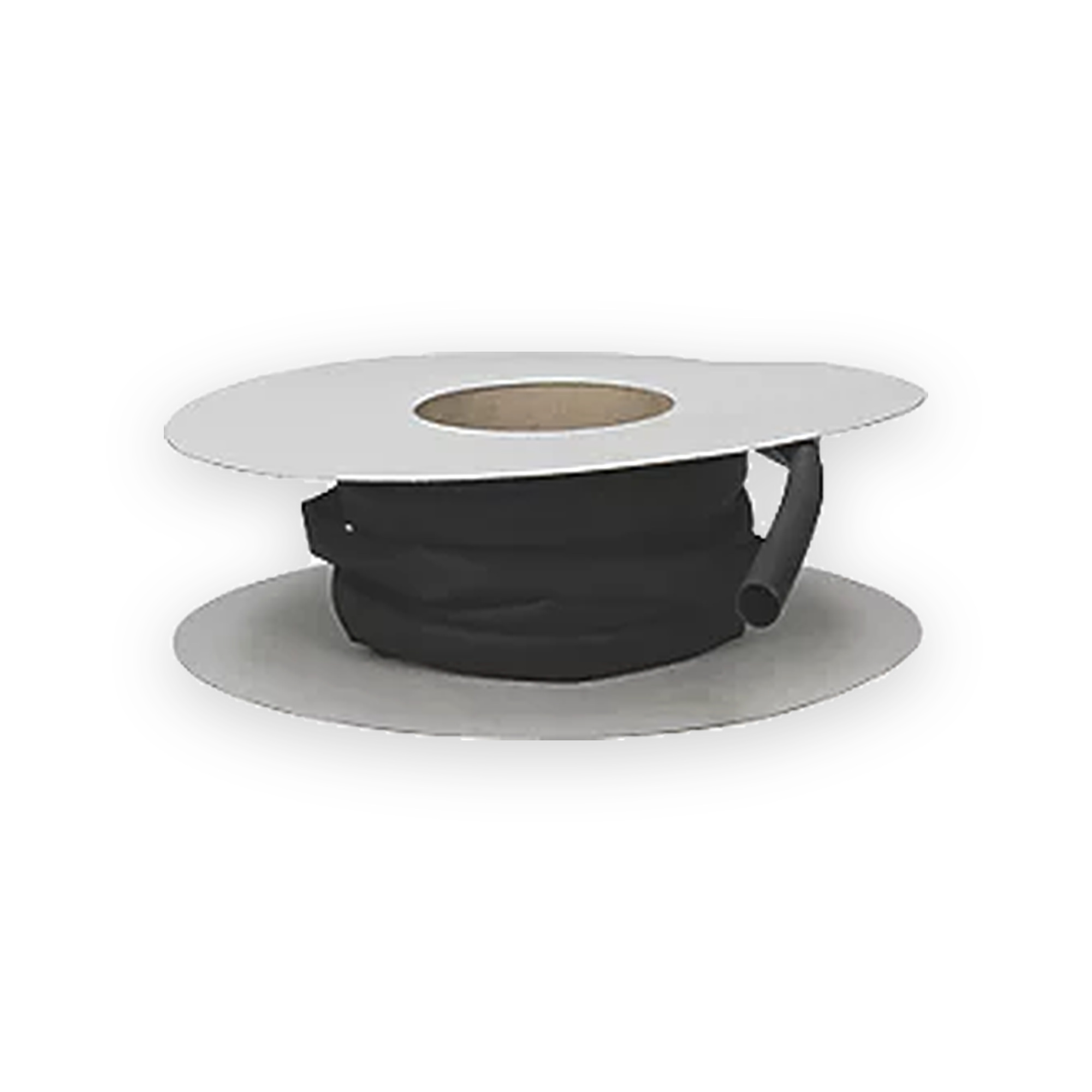 black-heat-shrink-tubing-3-2mm-x-11-5m-hsb125b-gallery-01 Reel of black heat-shrink tubing with cardboard flanges