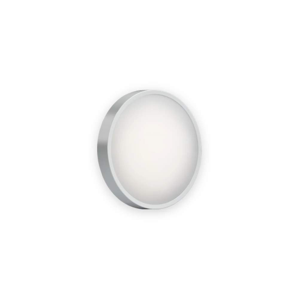 BT EVO round white LED bulkhead with pale diffuser and grey side casing BT EVO round white LED bulkhead with pale diffuser and grey side casing