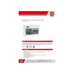 C-TEC CFP Standard 2 Zone Conventional Fire Alarm Panel