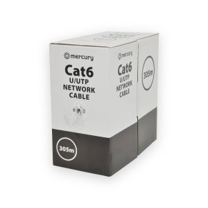 Cat6 U/UTP Outdoor Network Cable Black 305m Outdoor