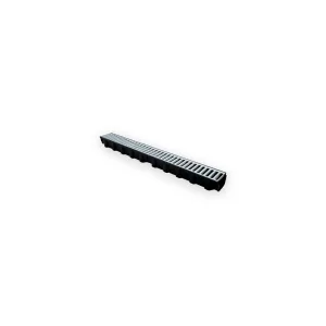 Channel Drain 110mm Low Profile 1m X 78mm X 114mm