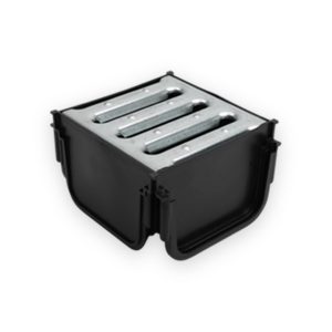 Channel Drain Low Profile Corner Quad
