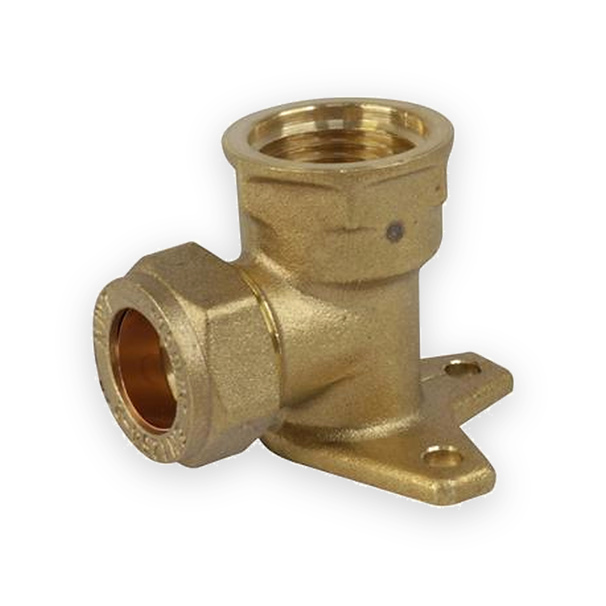 compression-15mm-half-inch-wall-plate-elbow Compression 15mm × ½ inch wall plate elbow