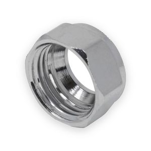 compression chrome plated nut