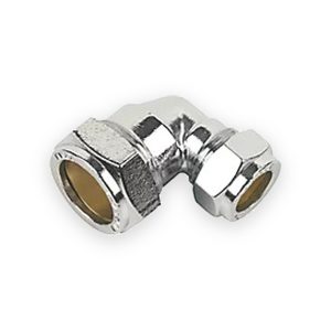compression chrome plated reducing elbow