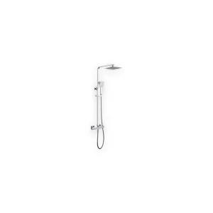 Contract Trafalgar Square chrome shower kit with overhead head handset and hose