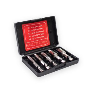 Cross Head Screw Remover Set – 5 Piece