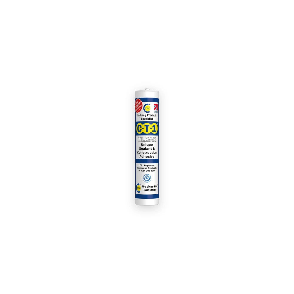 CT1CL Clear Sealant & Construction Adhesive 290ml Cartridge