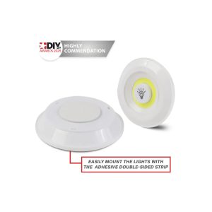 Dekton LED Light With Remote – 3 Piece