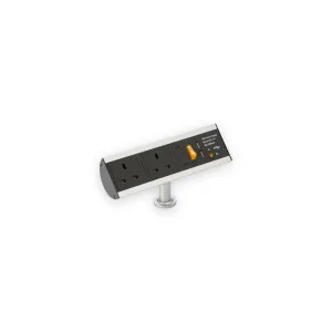 Desktop 13A 2G Socket With Dual USB-A (5V DC 2.4A Shared) Max. 12W