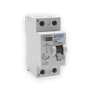 Double Module RCD for Consumer Units - Type A - 80A, 30mA, 6kA DC