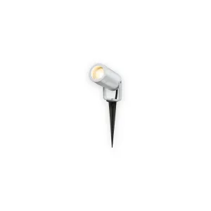 EAMON - 230V IP65 GU10 Polycarbonate Spike light - White