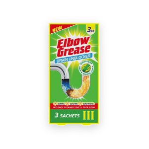Elbow Grease Drain Unblocker Sachets 3 x 25g - [ON5-EG46]