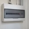Illustration of a closed consumer unit in a modern utility space