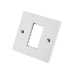 Emitex 1 Gang 1 Euro Module Face Plate
