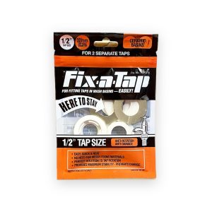 Essex Orange Fix-a-Tap Tap Fitting Kit for ½" Taps - for Ceramic Wash Hand Basin.