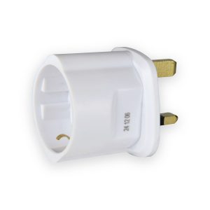 European Schuko to UK Travel Adaptor