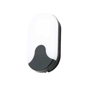 Forum Lighting CZ-34016-BLK Turus LED Bulkhead (Oval, Black, IP65, 3000K, 4000K, 6000K)