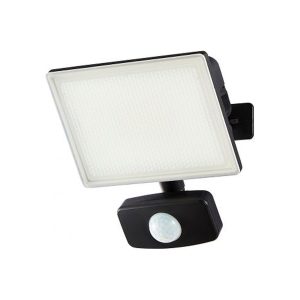 Forum Lighting CZ-41091-BLK Trosa 20W LED Floodlight (PIR, IP65, 1500lm, 4000K, Cool White)