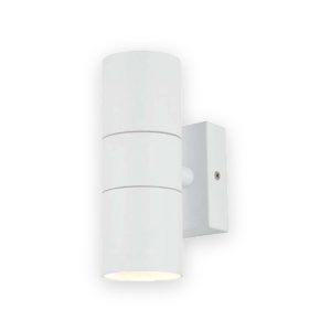Forum Lighting ZN-20941-WHT-65 - Zink Leto Up & Down GU10 Outdoor Wall Fitting White