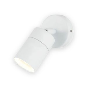Forum Lighting ZN-26536-WHT-65 - Zink Leto IP65 1lt GU10 Adjustable Wall Light White