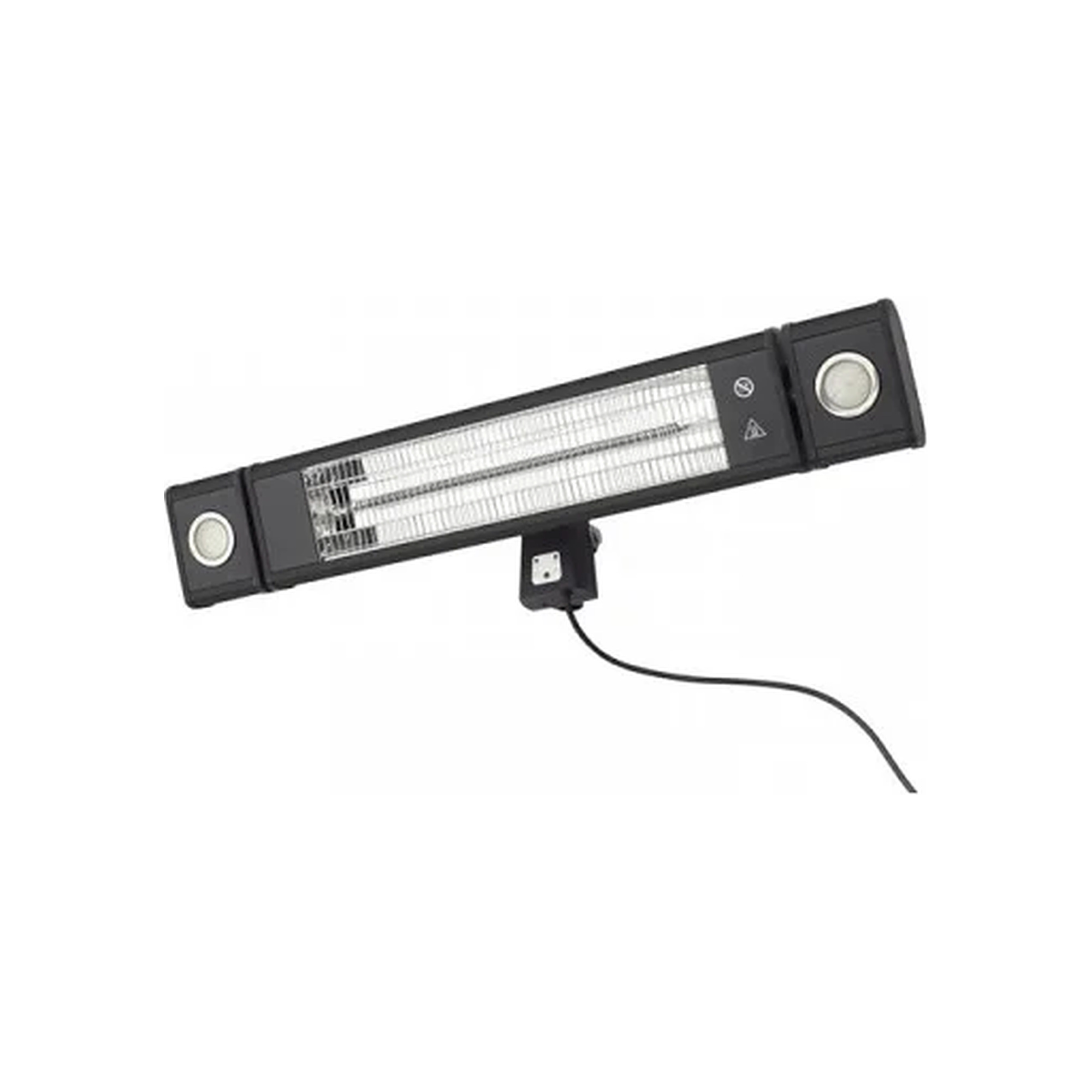 forum-lighting-zr-32299-blk-wall-mounted-patio-heater-1-8kw-with-light-forum-blaze-ip44-5020024705243-gallery-01 Forum Lighting ZR-32299-BLK Wall Mounted Patio Heater 1.8KW with Light Forum Blaze IP44