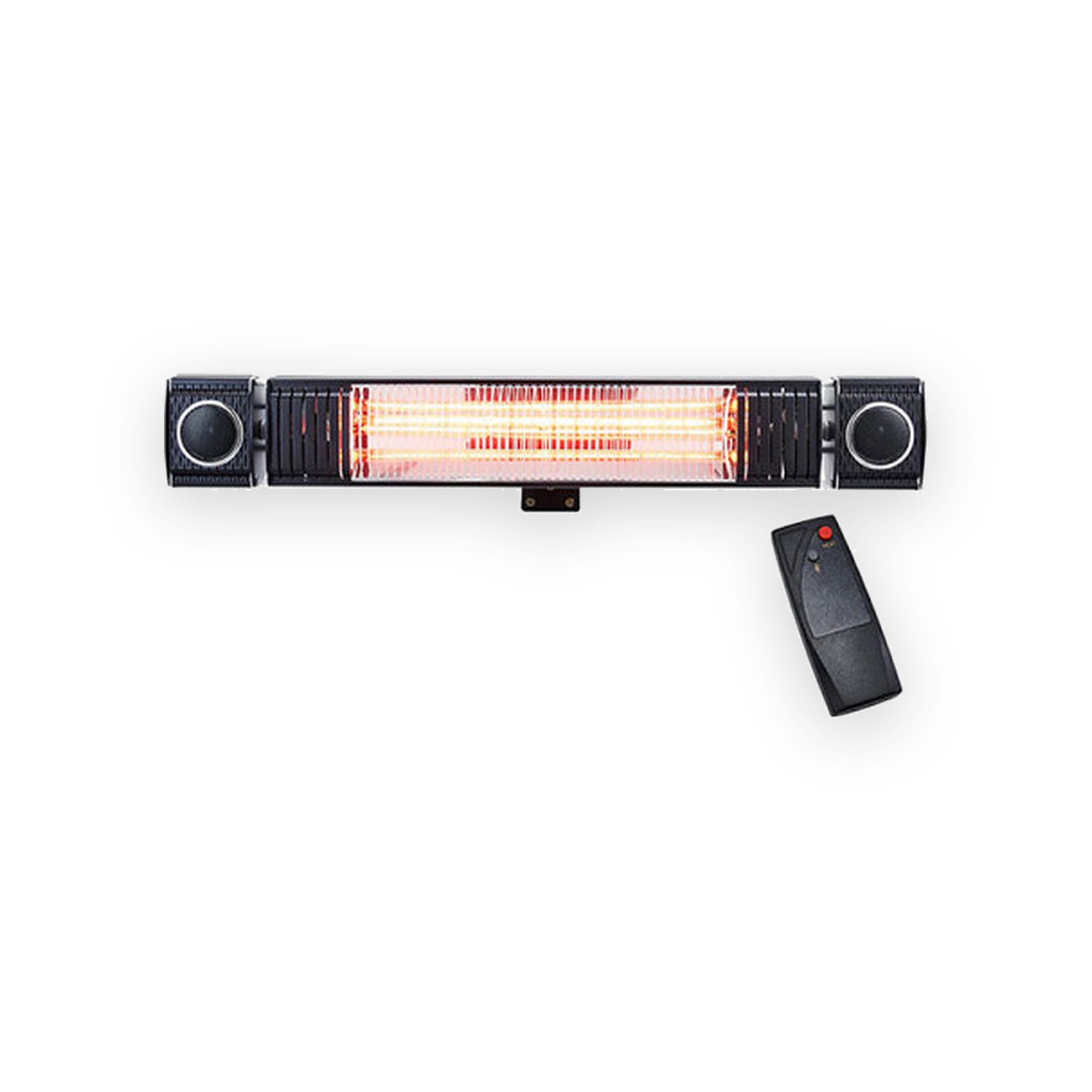 forum-lighting-zr-37444-blk-wall-heater-with-wireless-speaker-remote-2kw-forum-flint-ip55-5020024521157 Forum Lighting ZR-37444-BLK Wall Heater With Wireless Speaker & Remote 2kW Forum Flint IP55
