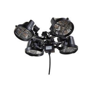 Forum Lighting ZR-37445-BLK Parasol Heater 4x450W Black Forum Ruby