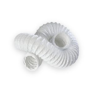 FuseBox 100mm white flexible PVC hose