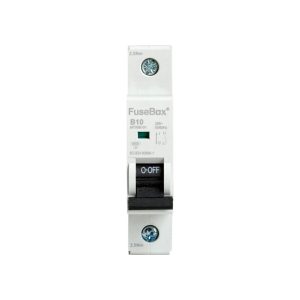 FuseBox MT06B101 10A 6kA B-Curve 1 Pole MCB