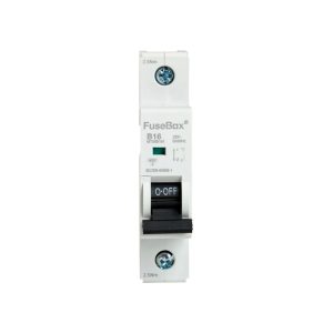 FuseBox MT06B161 16A 6kA B-Curve 1 Pole MCB