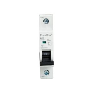 FuseBox MT06B201 20A 6kA B-Curve 1 Pole MCB