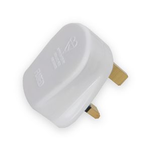 Fused UK Mains Plugs 13A White