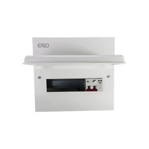 GARO Metal Consumer Unit With Isolator & Surge 10 Modules 7 Free Ways