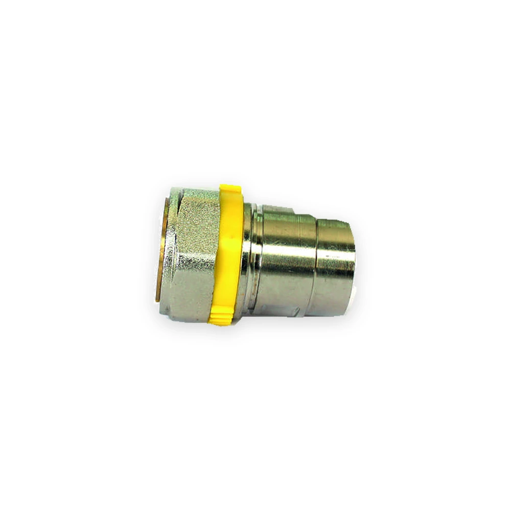GFS straight female adapter with yellow safety clip GFS straight female adapter with yellow safety clip