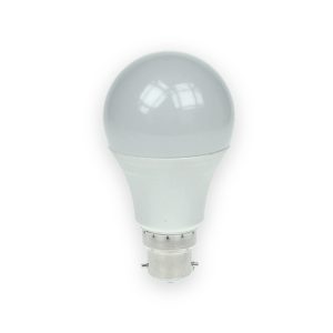 White LED GLS bulb with B22 bayonet cap
