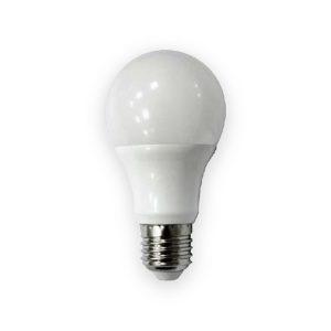 White LED GLS bulb with E27 screw cap