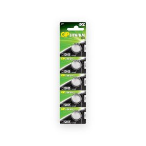 GP Batteries 656.262UK Lithium Button Cells CR2025 – Pack of 5