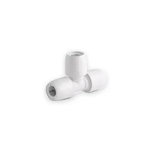 Hep2O HD10/15W 15mm white equal push-fit tee