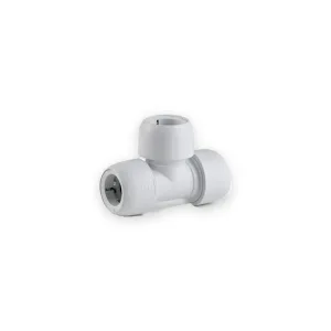 Hep2O HD10/28W 28mm white equal push-fit tee