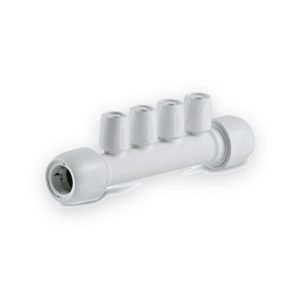 Hep2O Hep₂O White 4 Port Manifold 22 X 10mm All sockets On One Side