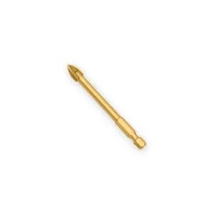 INGCO DBG1130401 titanium-coated tile and glass drill bit, 4 x 74 mm