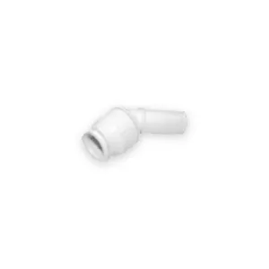 JG Speedfit white 135 degree stem elbow