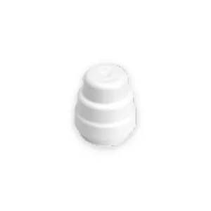 JG Speedfit white push-fit stop end